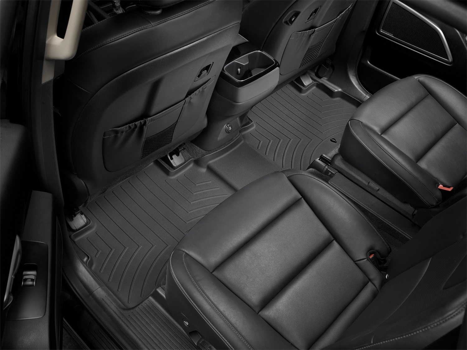 WeatherTech FloorLinerTM DigitalFit; Black; Rear 4415322 thumbnail 1
