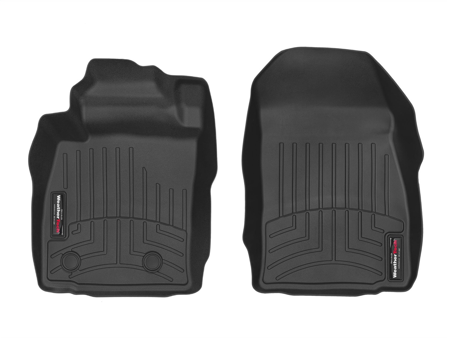 WeatherTech FloorLinerTM DigitalFit; Black; Front 4413241 thumbnail 0