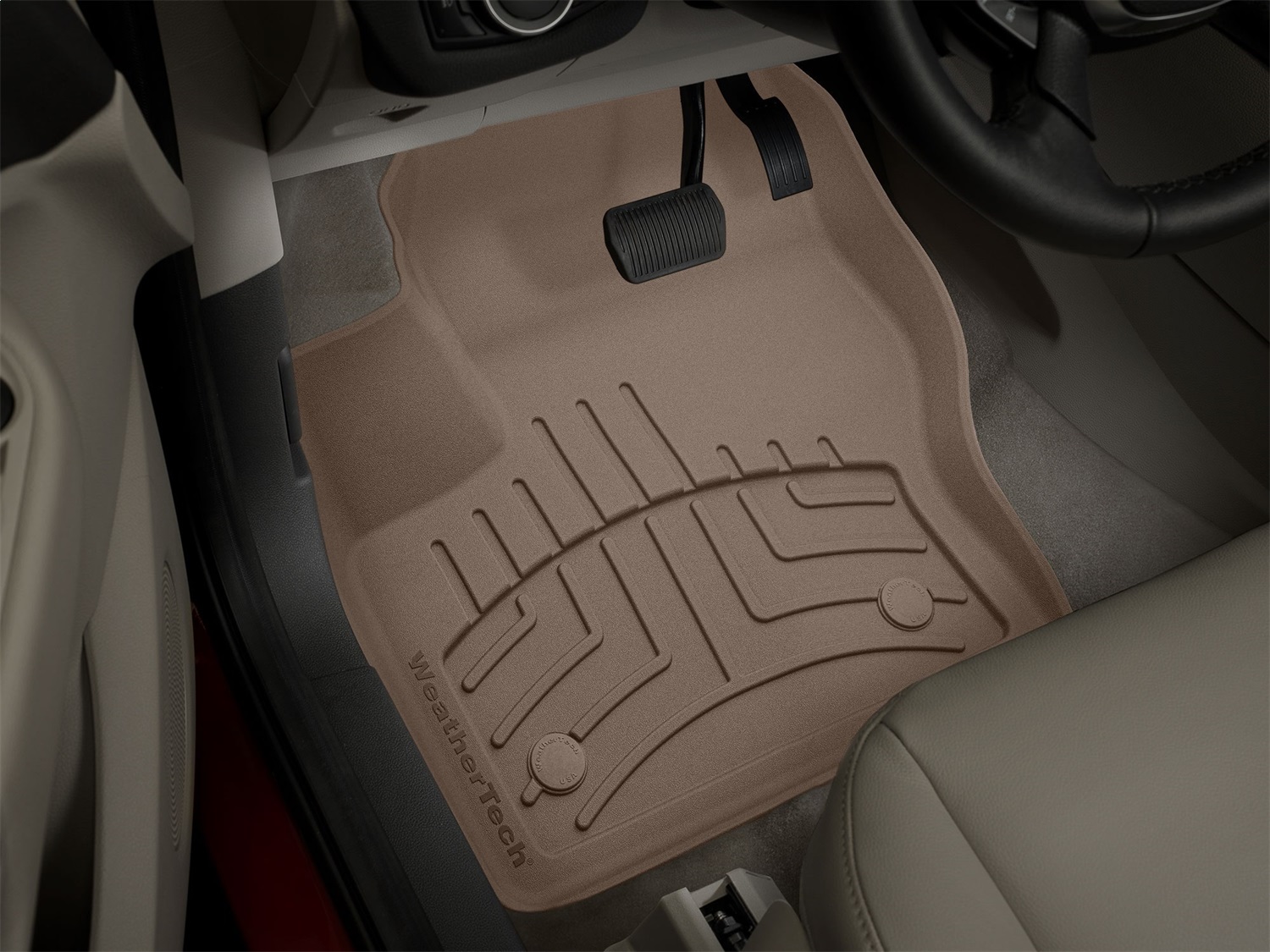 WeatherTech FloorLinerTM HP; Tan; Front 454591IM thumbnail 1