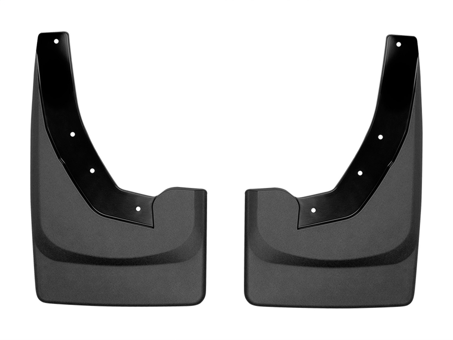 WeatherTech MudFlap No-Drill DigitalFit; Black 120137 thumbnail 0