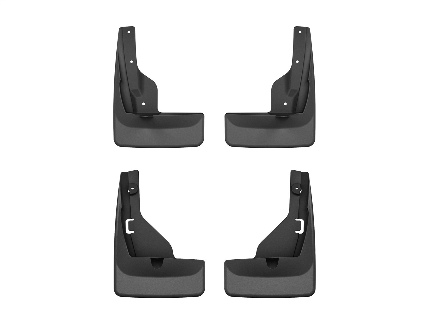 WeatherTech MudFlap No-Drill DigitalFit MudFlap Kit; Black 110179-120179 thumbnail 0