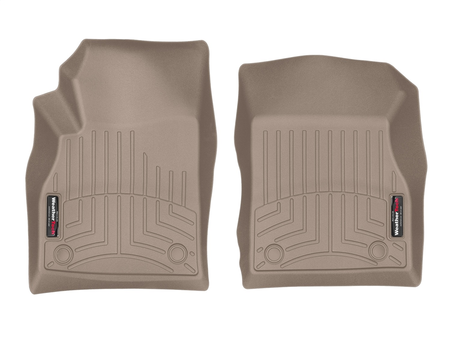 WeatherTech FloorLinerTM DigitalFit; Tan; Front 455231 thumbnail 1