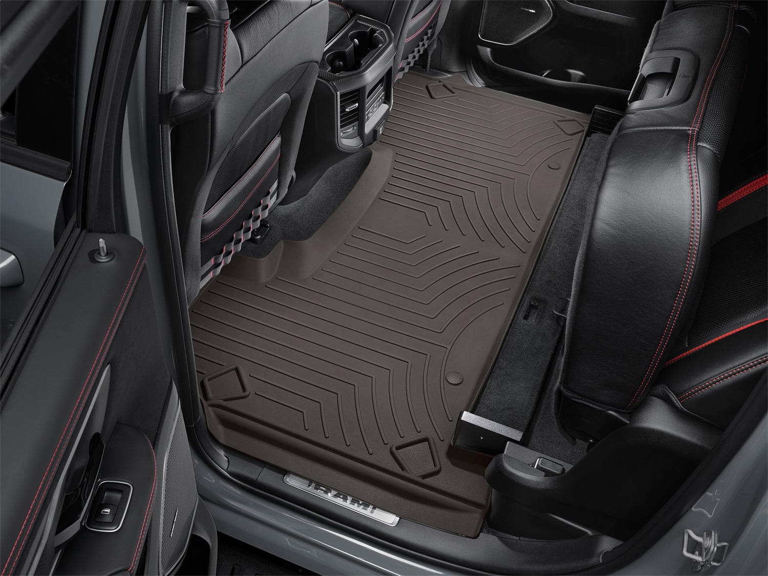 WeatherTech FloorLinerTM HP; Cocoa; Rear 4714283IM thumbnail 1