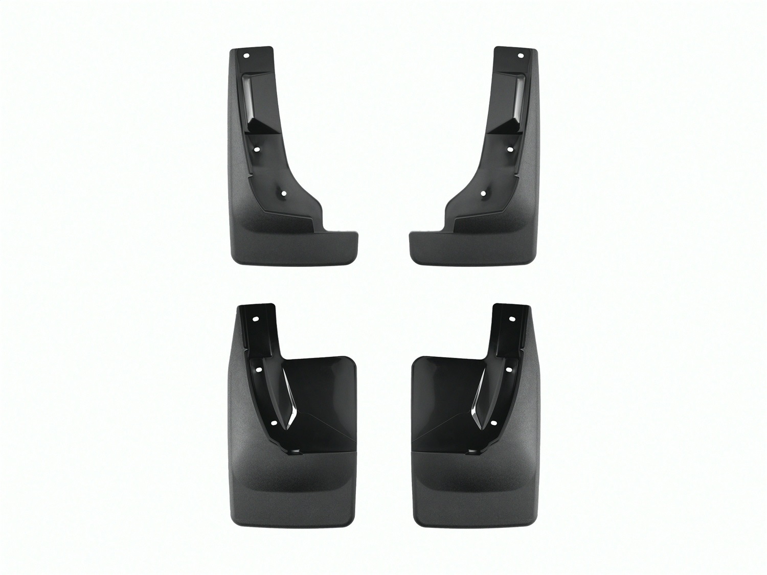 WeatherTech MudFlap No-Drill DigitalFit MudFlap Kit; Black 110146-120146 thumbnail 0