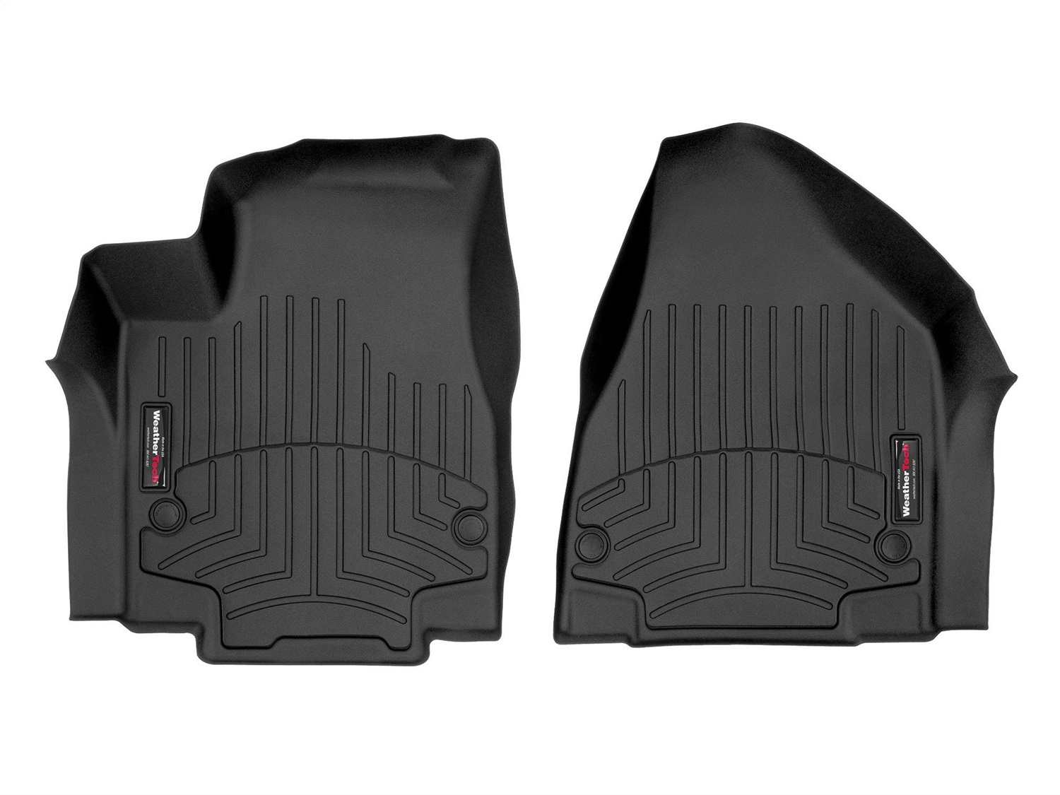 WeatherTech FloorLinerTM DigitalFit; Black; Front 4416621 thumbnail 0