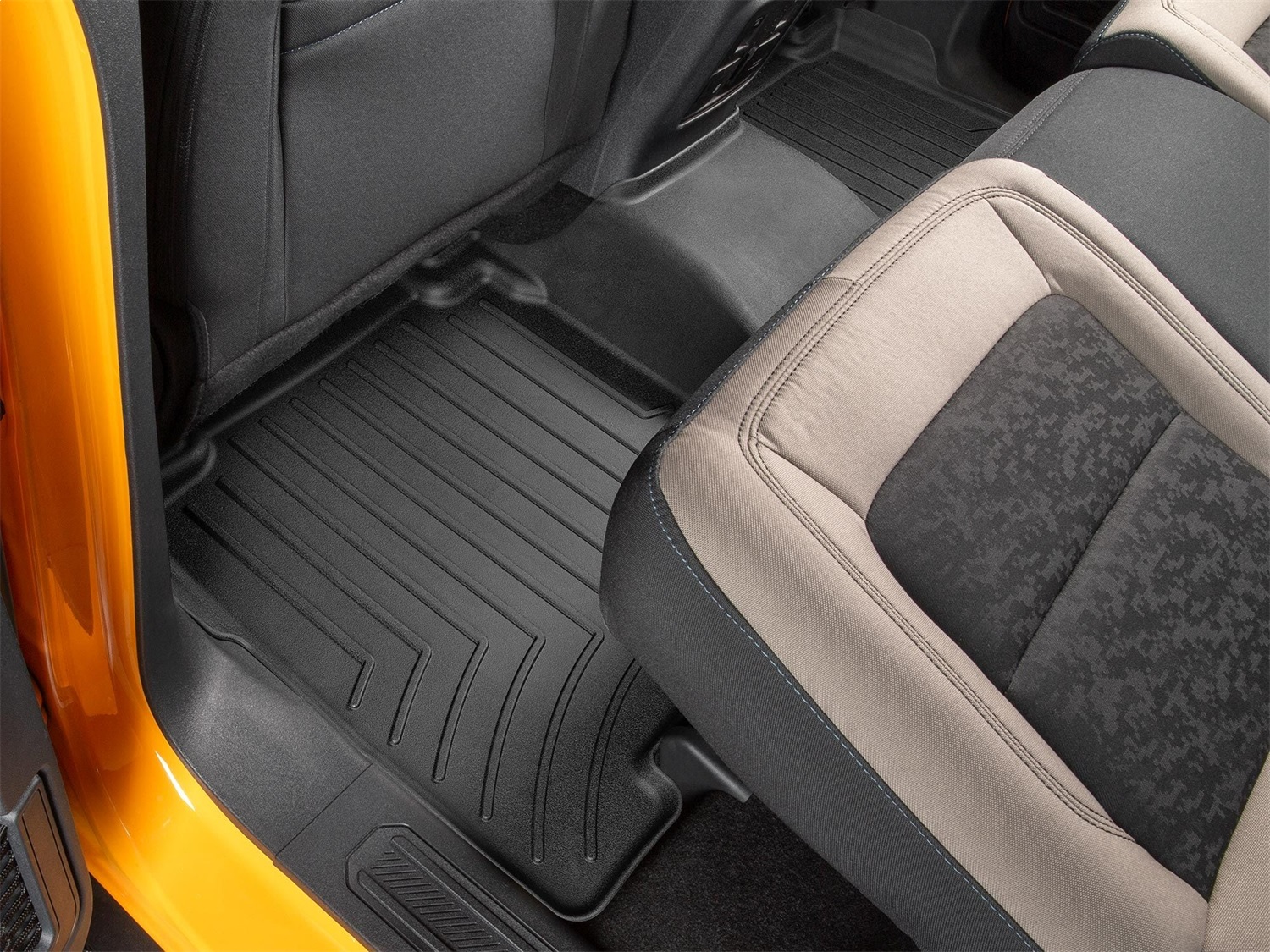 WeatherTech FloorLinerTM HP; Black; Rear 4416953IM thumbnail 1