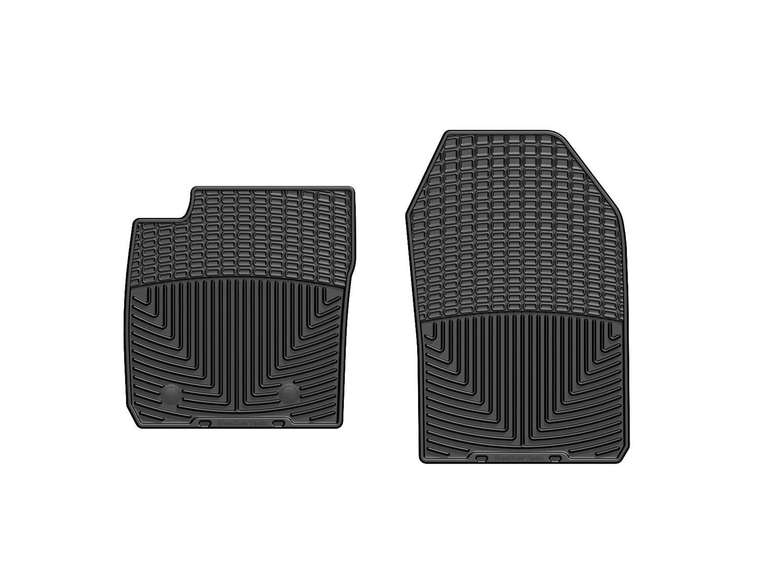WeatherTech All Weather Floor Mats; Black; Front W240 thumbnail 1