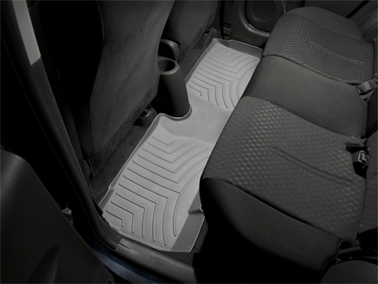 WeatherTech FloorLinerTM DigitalFit; Gray; Rear 462273 thumbnail 1