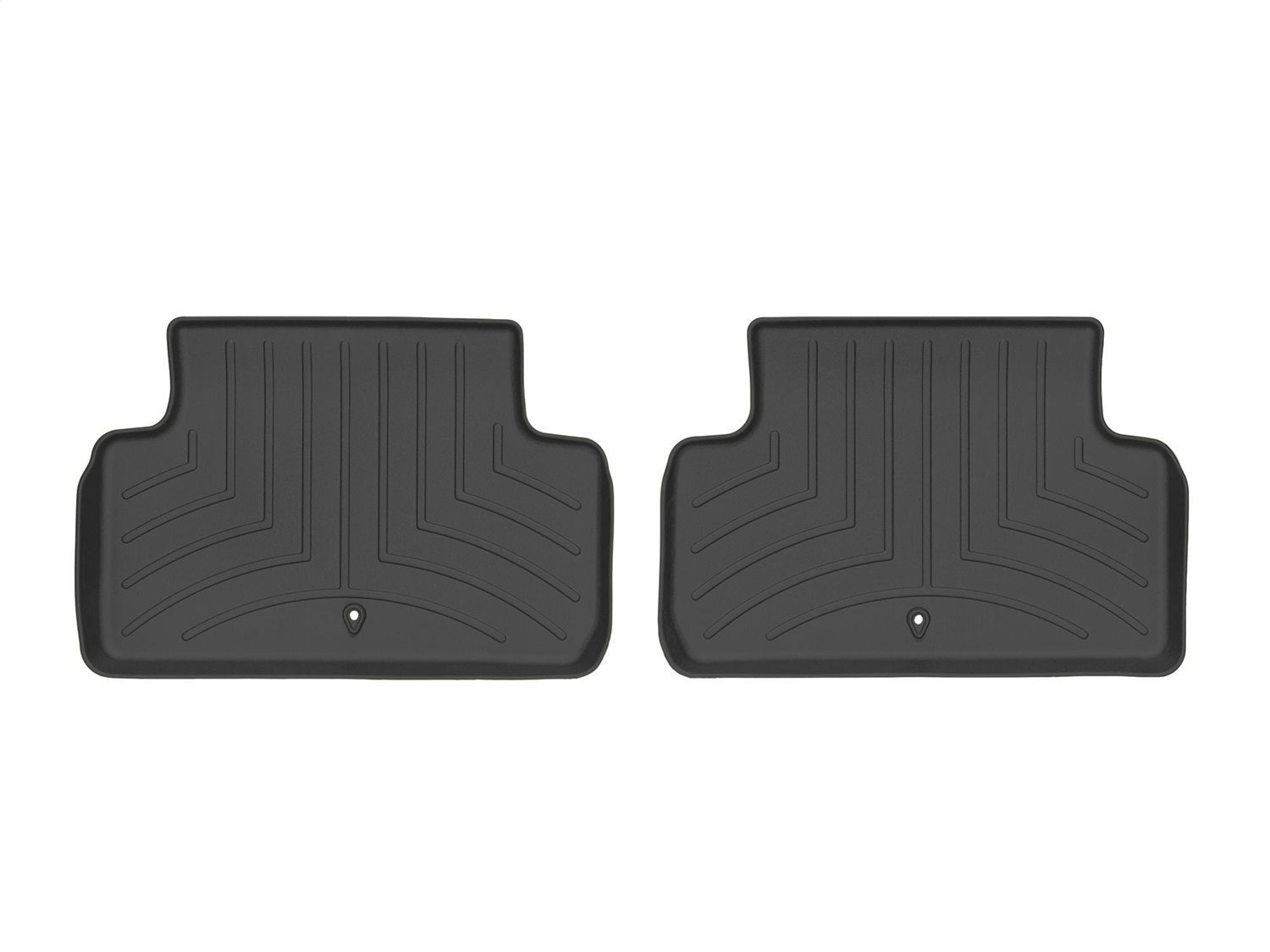 WeatherTech FloorLinerTM DigitalFit; Black; Rear; 2 Pieces 4414792 thumbnail 0