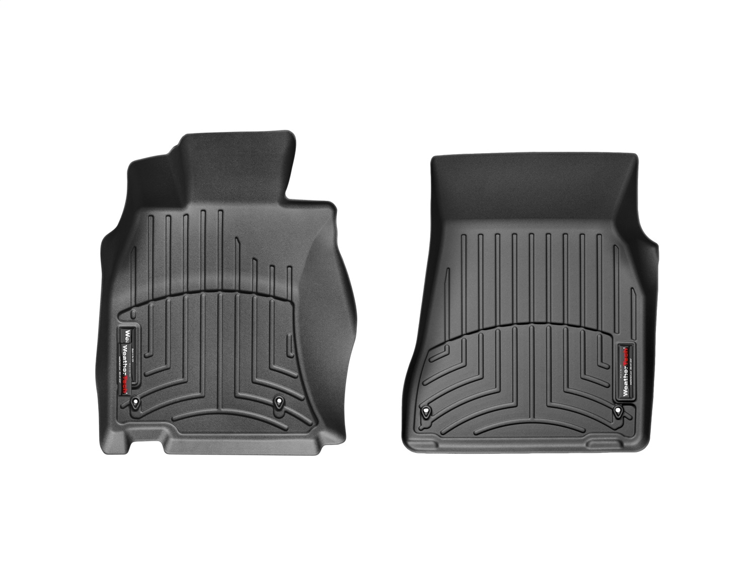 WeatherTech FloorLinerTM DigitalFit; Black; Front 442361 thumbnail 1