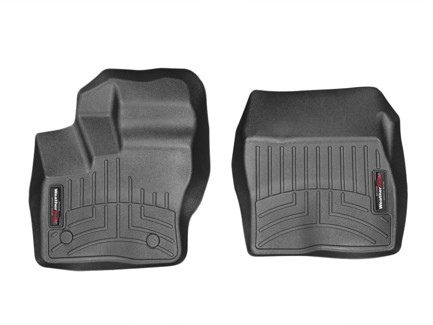 WeatherTech FloorLinerTM DigitalFit; Black; Front 445991 thumbnail 1