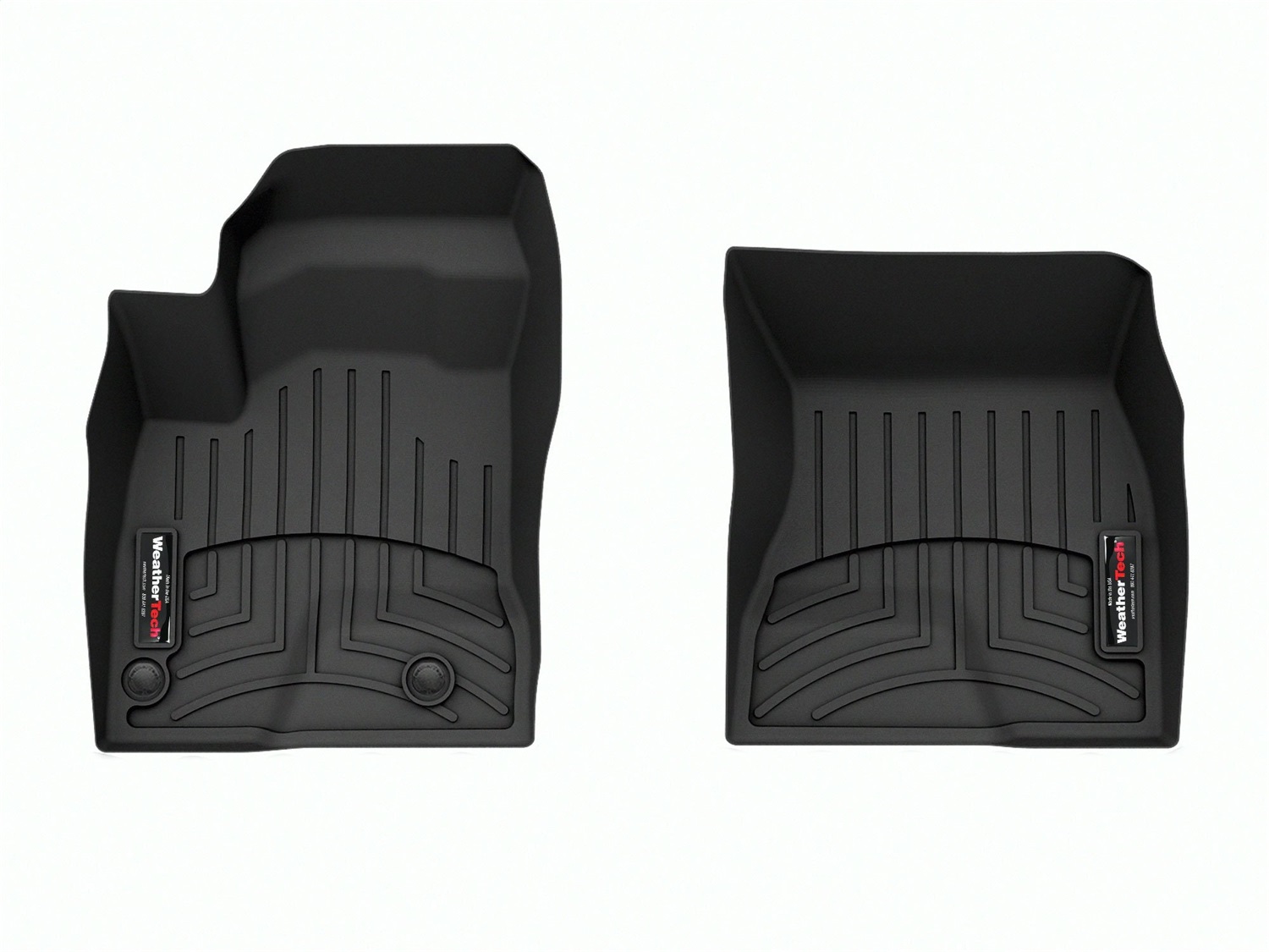 WeatherTech FloorLinerTM DigitalFit; Black; Front 4417921 thumbnail 0