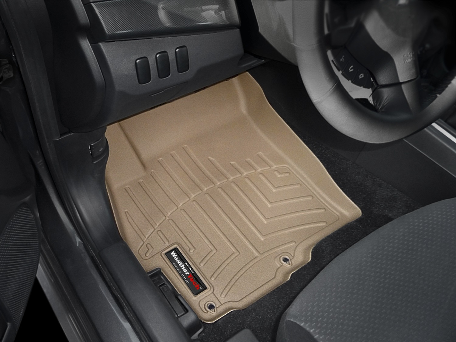 WeatherTech FloorLinerTM DigitalFit; Tan; Front 452231 thumbnail 1