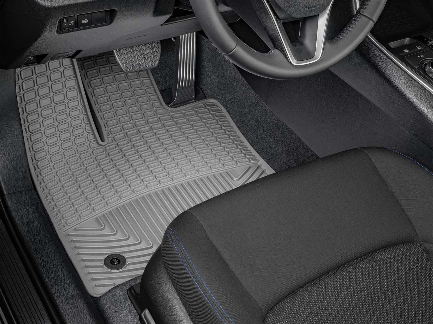 WeatherTech All Weather Floor Mats; Gray; Front W524GR thumbnail 1