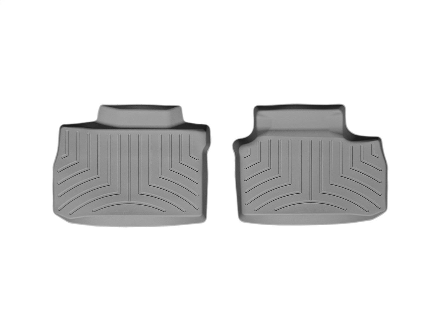 WeatherTech FloorLinerTM DigitalFit; Gray; Rear; 2 Piece 460692 thumbnail 0