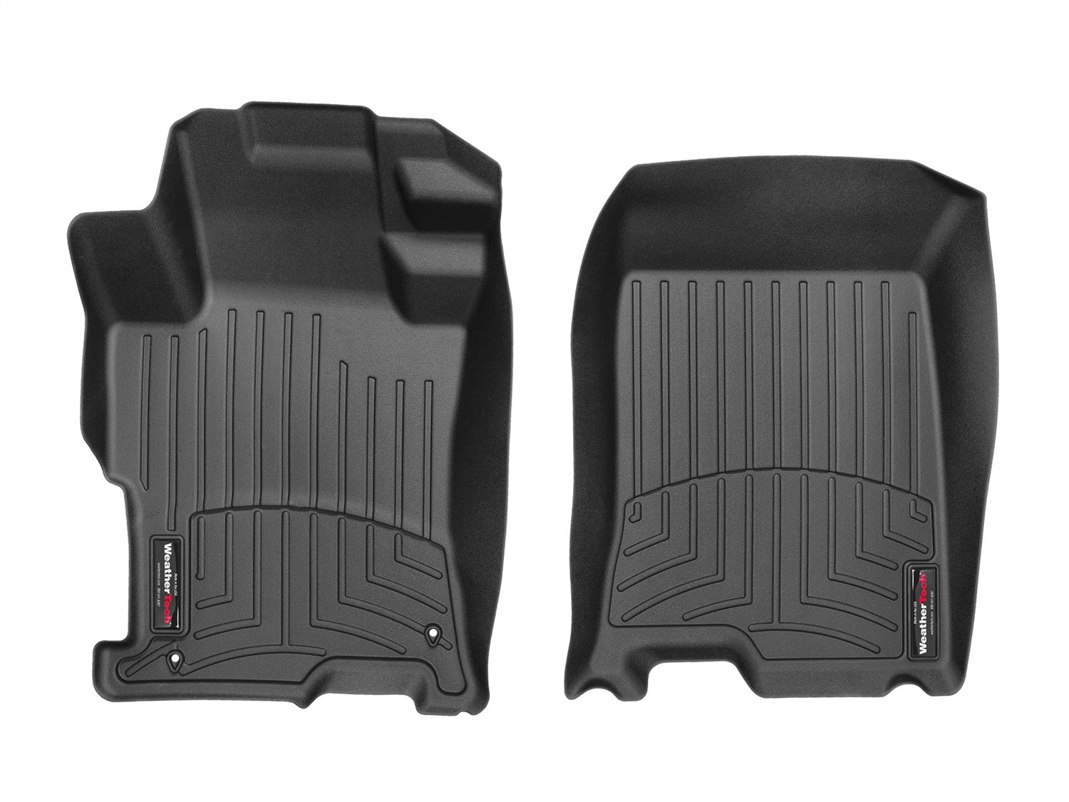 WeatherTech FloorLinerTM DigitalFit; Black; Front 441481 thumbnail 0