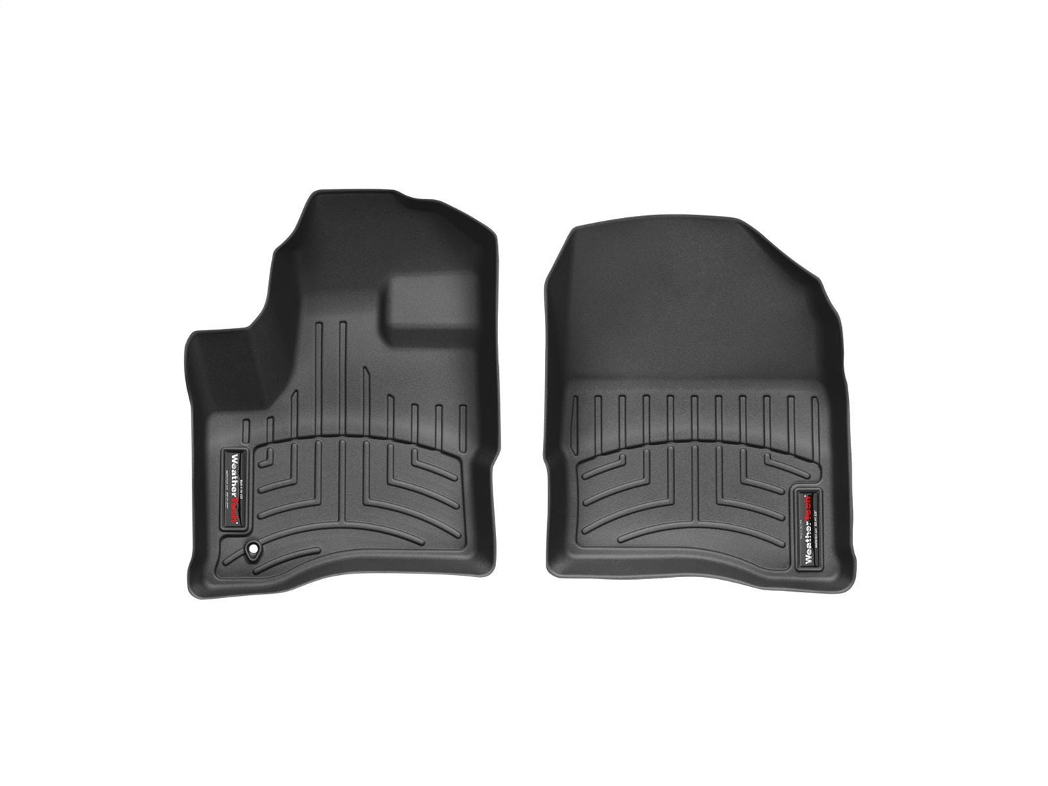 WeatherTech FloorLinerTM DigitalFit; Black; Front 442371 thumbnail 0