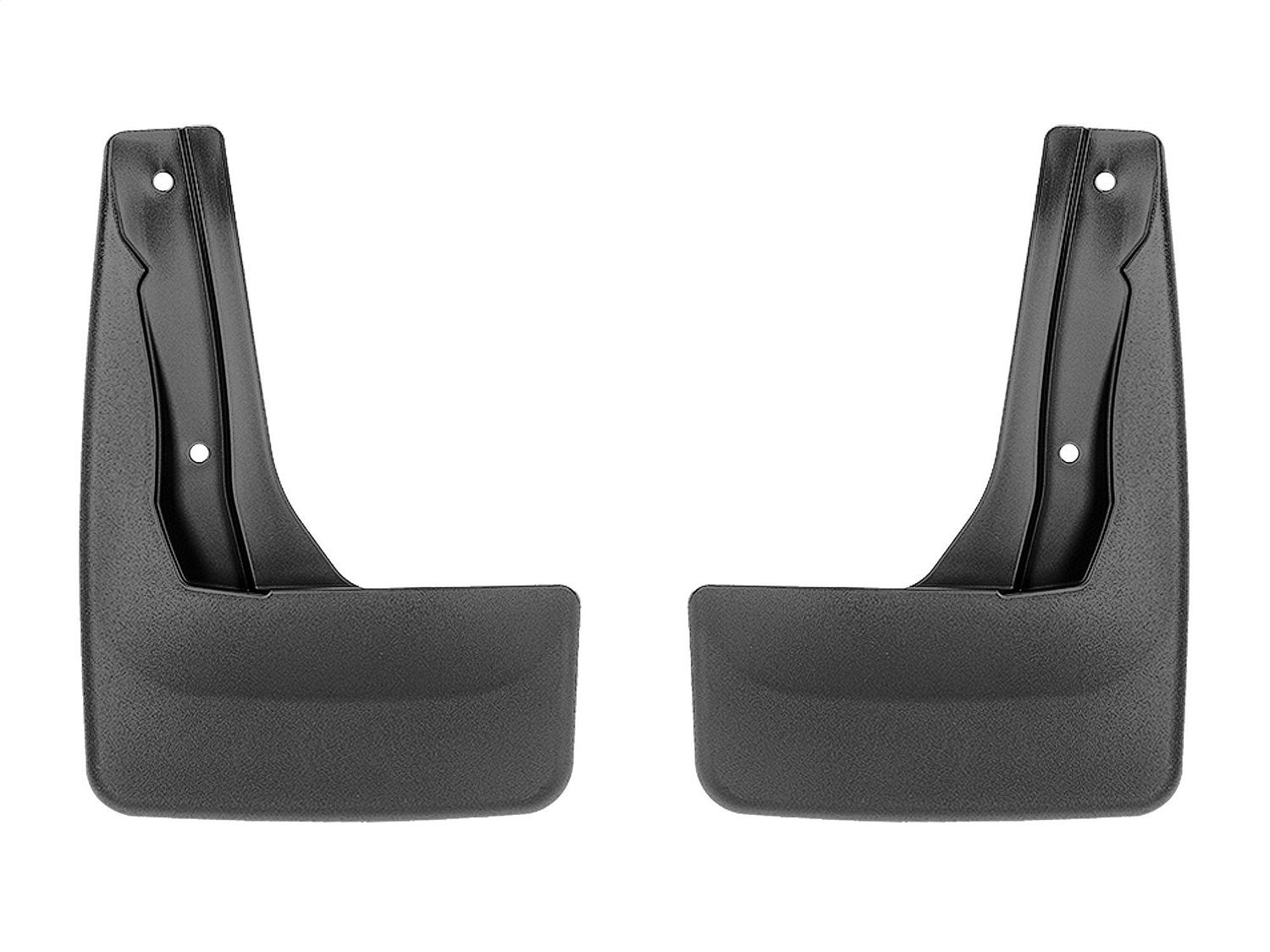 WeatherTech MudFlap No-Drill DigitalFit; Black 120163 thumbnail 1