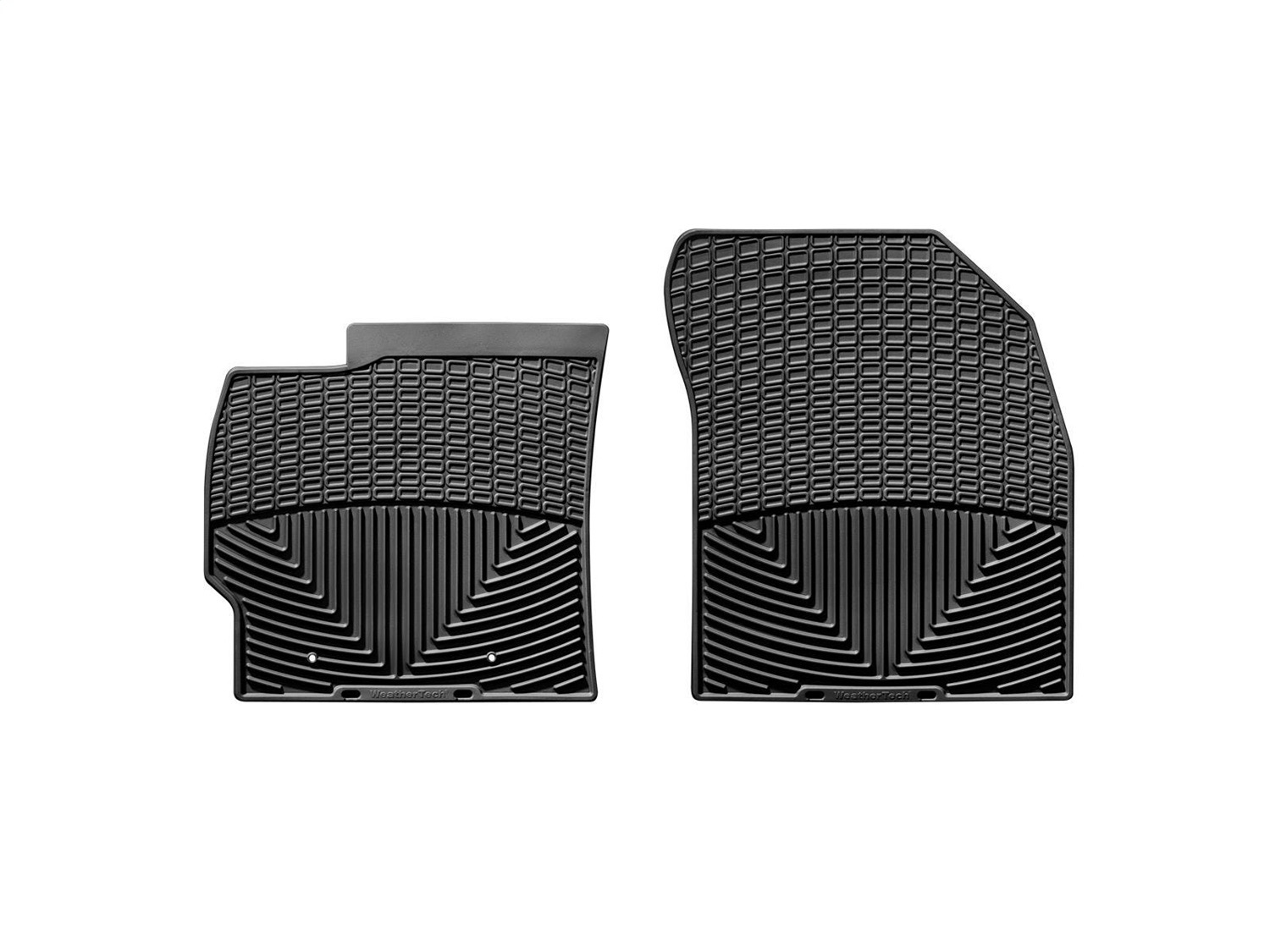 WeatherTech All Weather Floor Mats; Black; Front W92 thumbnail 1