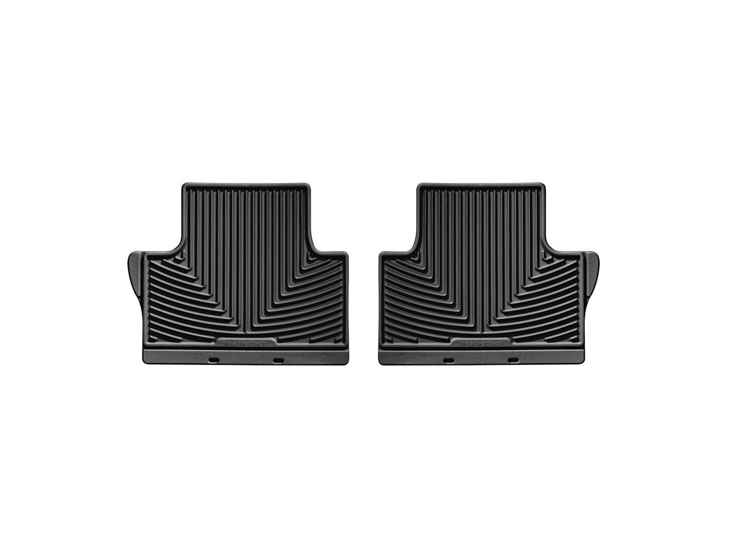 WeatherTech All Weather Floor Mats; Black; Rear W170 thumbnail 0