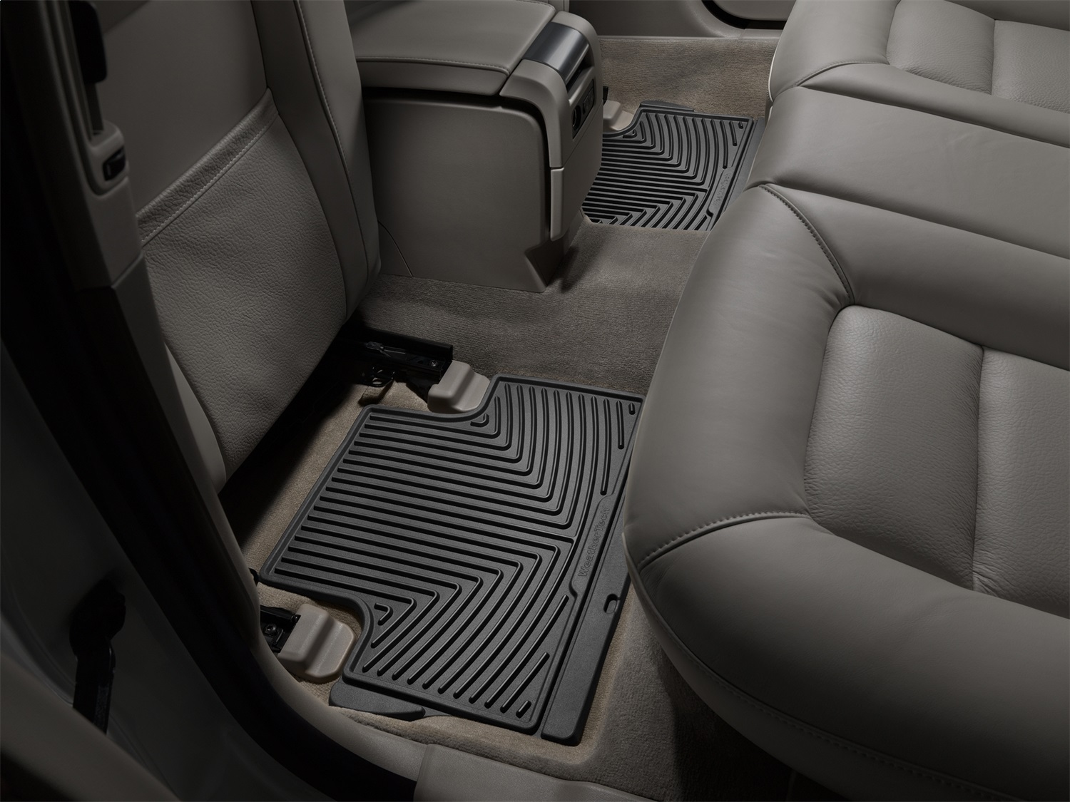 WeatherTech All Weather Floor Mats; Black; Rear W170 thumbnail 1