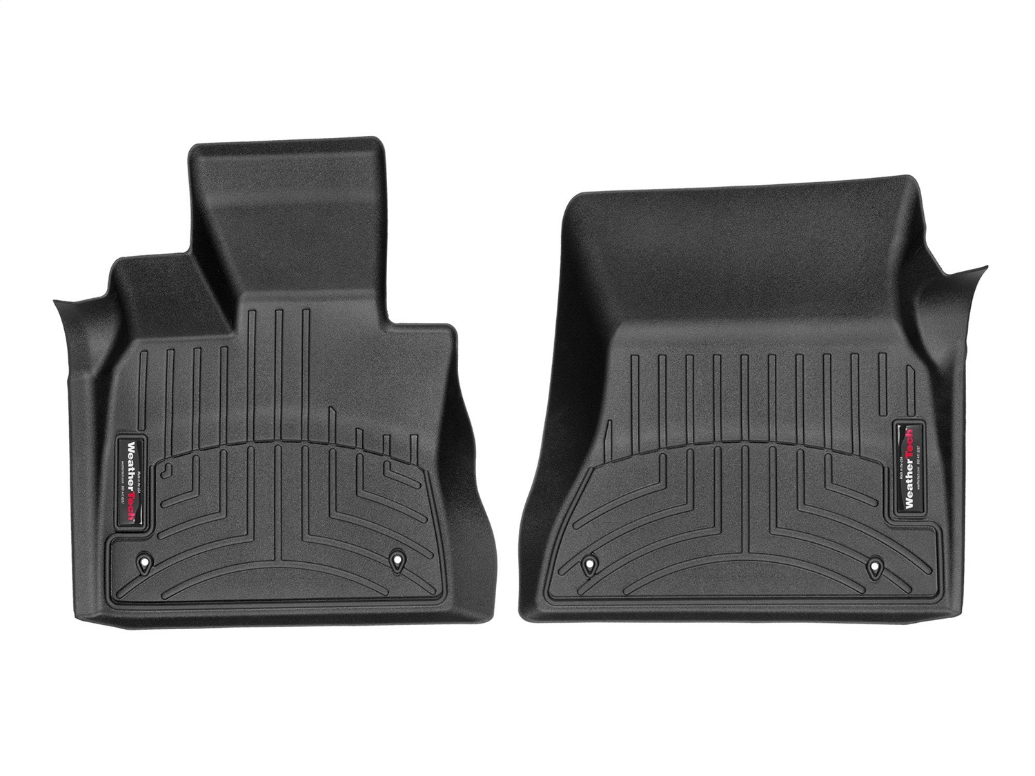 WeatherTech FloorLinerTM DigitalFit; Black; Front 4413351 thumbnail 1