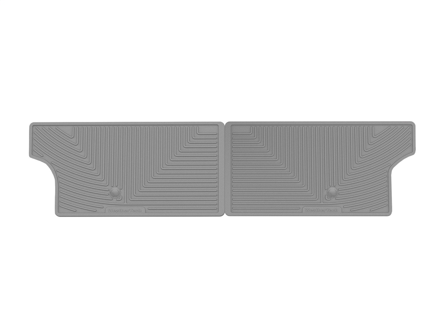 WeatherTech All Weather Floor Mats; Gray; Third Row W582GR thumbnail 0