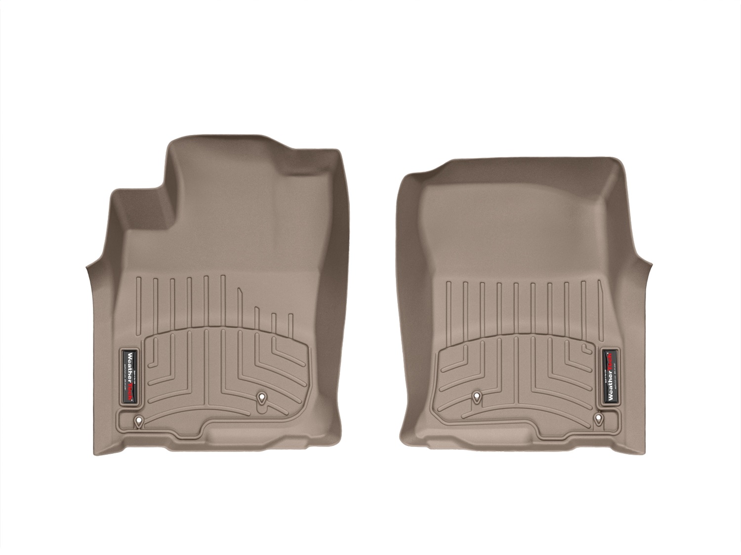 WeatherTech FloorLinerTM DigitalFit; Tan; Front 453611 thumbnail 0