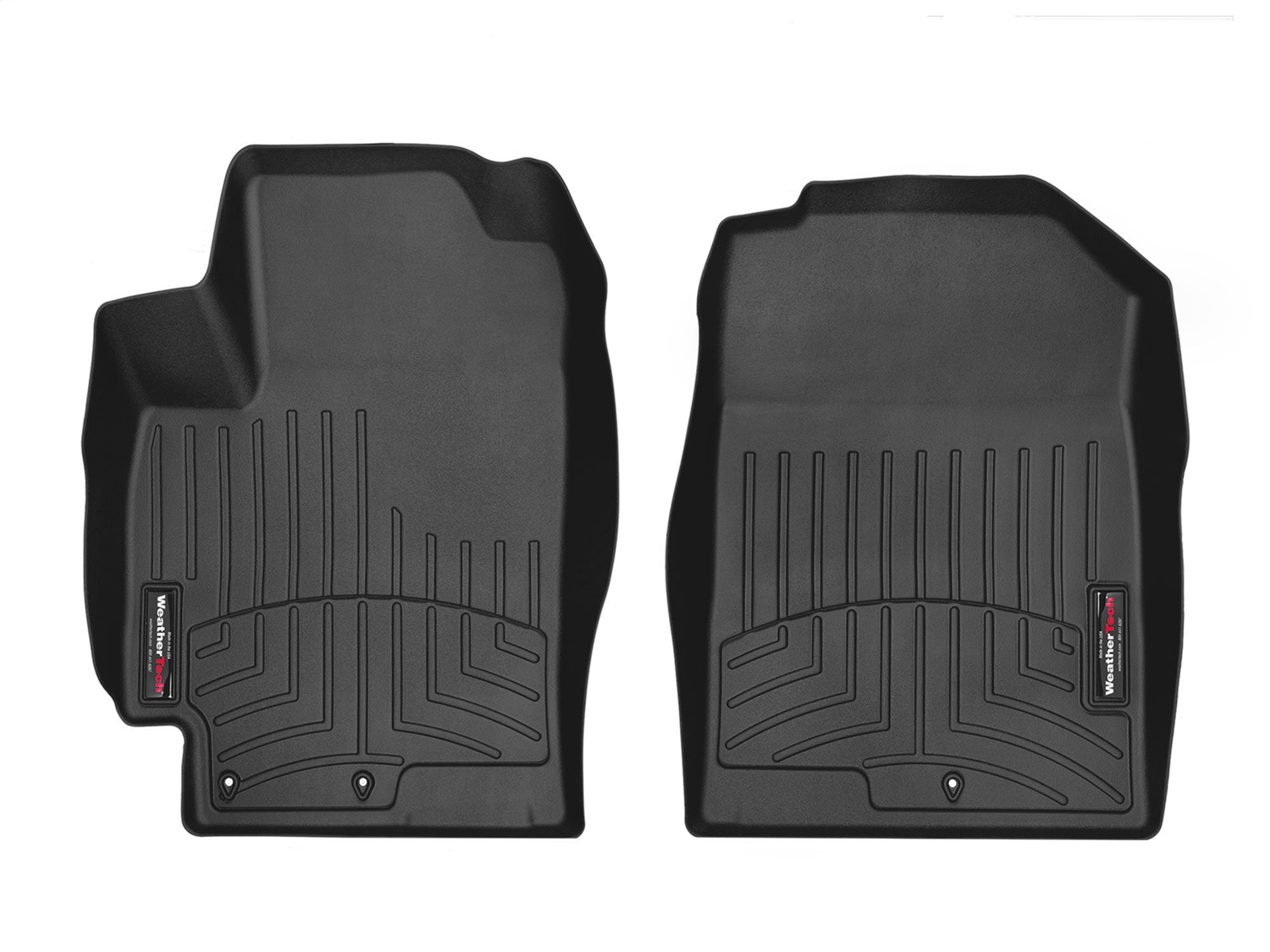 WeatherTech FloorLinerTM DigitalFit; Black; Front 4413361 thumbnail 1