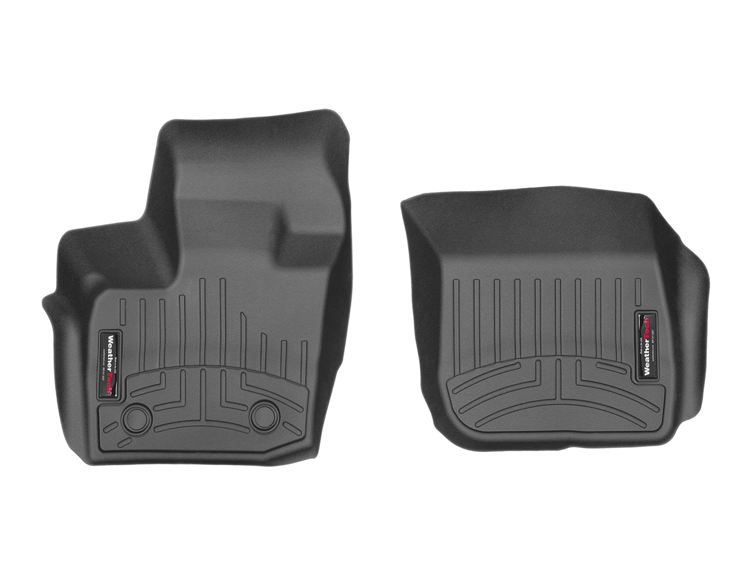 WeatherTech FloorLinerTM DigitalFit; Black; Front 449611 thumbnail 0