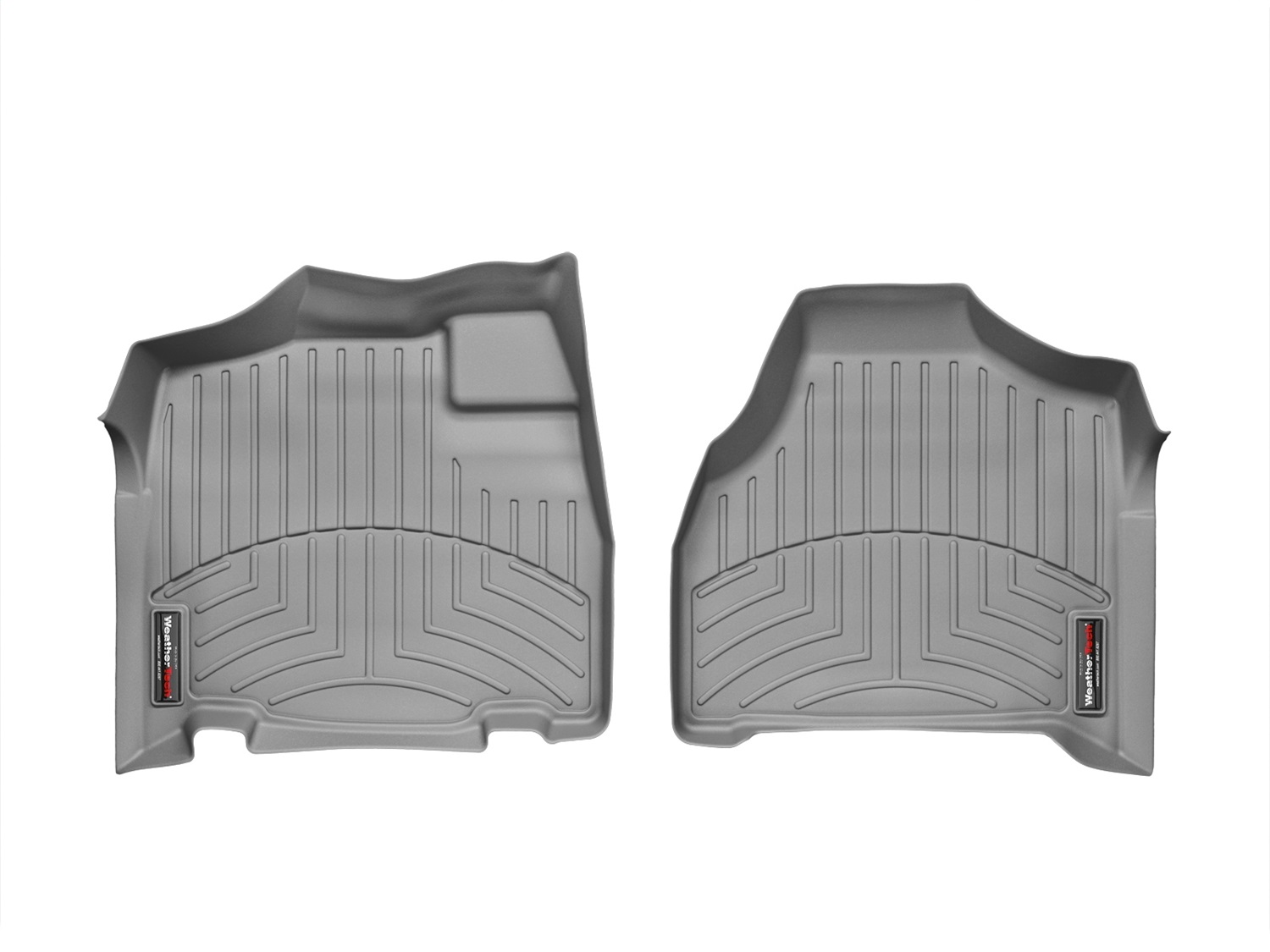 WeatherTech FloorLinerTM DigitalFit; Gray; Front 463581 thumbnail 0