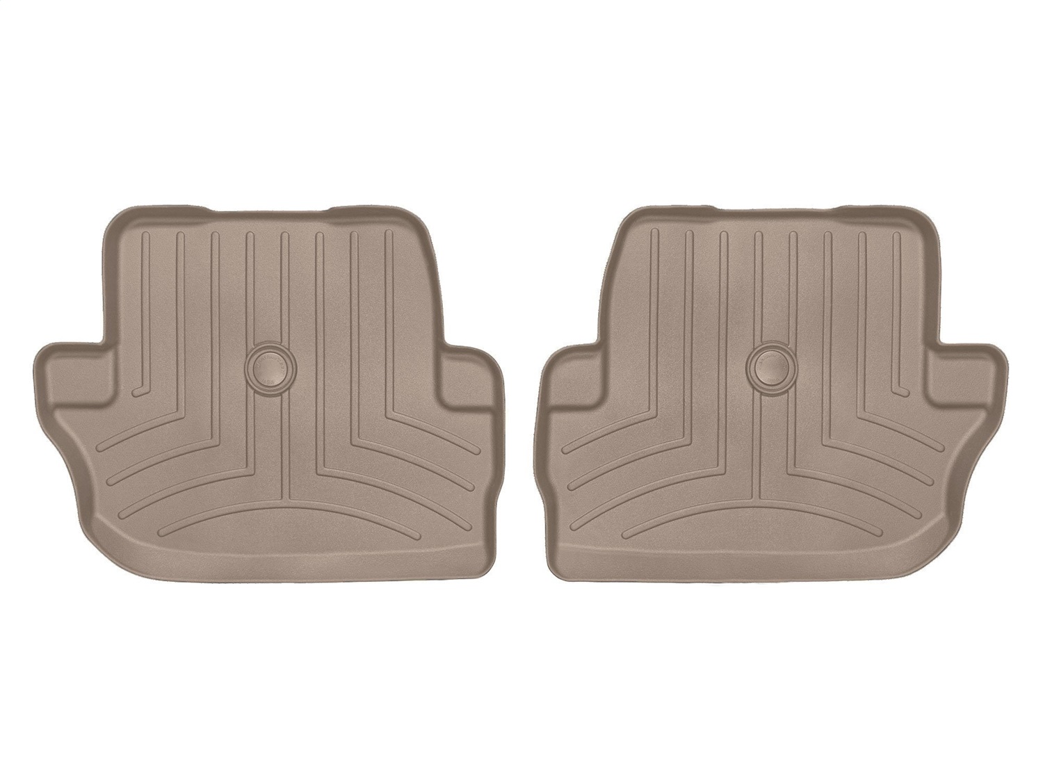 WeatherTech FloorLinerTM DigitalFit; Tan; Rear; 2 Piece 4513133 thumbnail 0