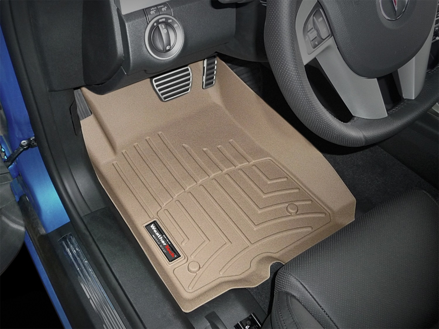 WeatherTech FloorLinerTM DigitalFit; Tan; Front 452251 thumbnail 1