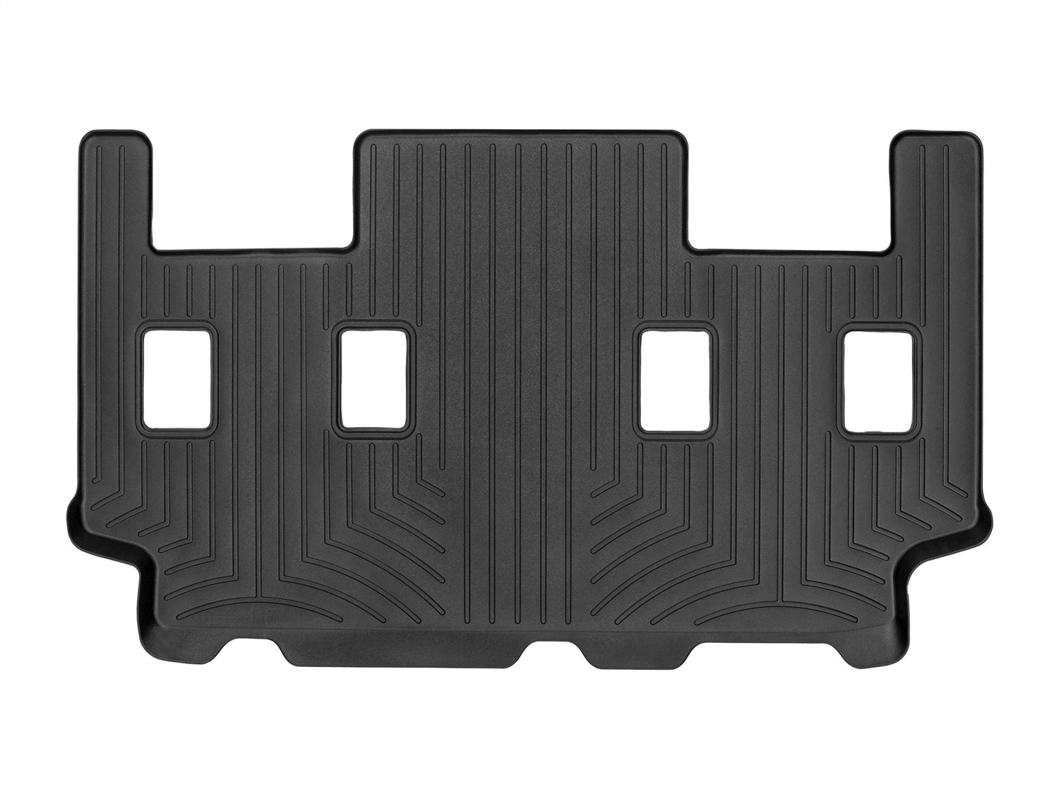 WeatherTech FloorLinerTM DigitalFit; Black; Third Row 441075 thumbnail 0