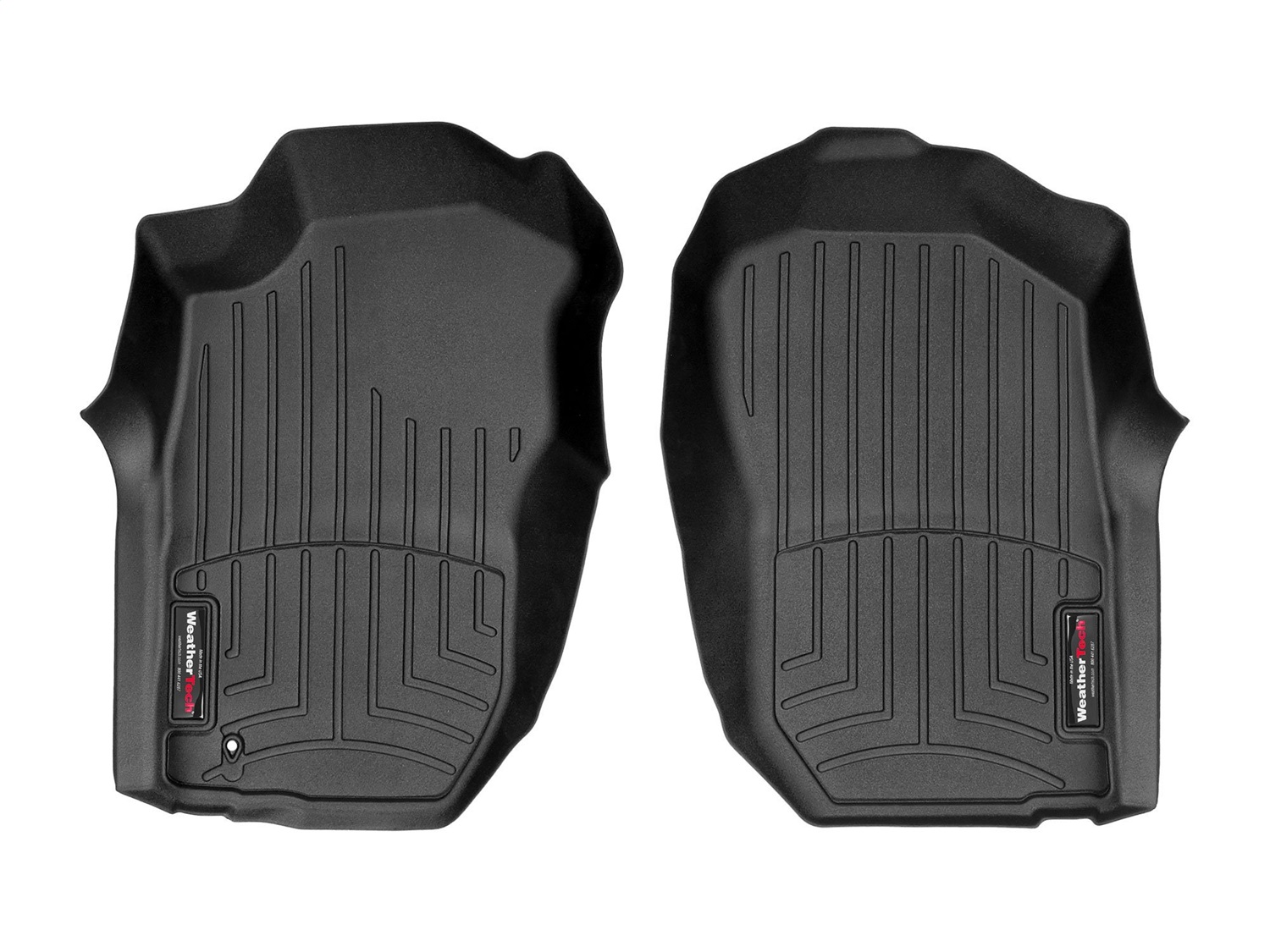 WeatherTech FloorLinerTM DigitalFit; Black; Front 4412121 thumbnail 0