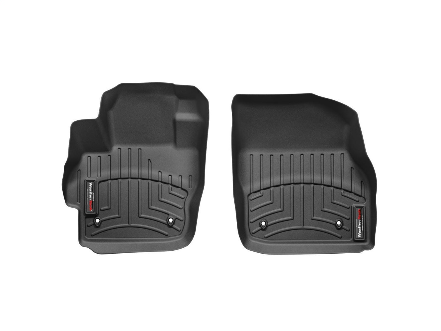 WeatherTech FloorLinerTM DigitalFit; Black; Front 442401 thumbnail 1