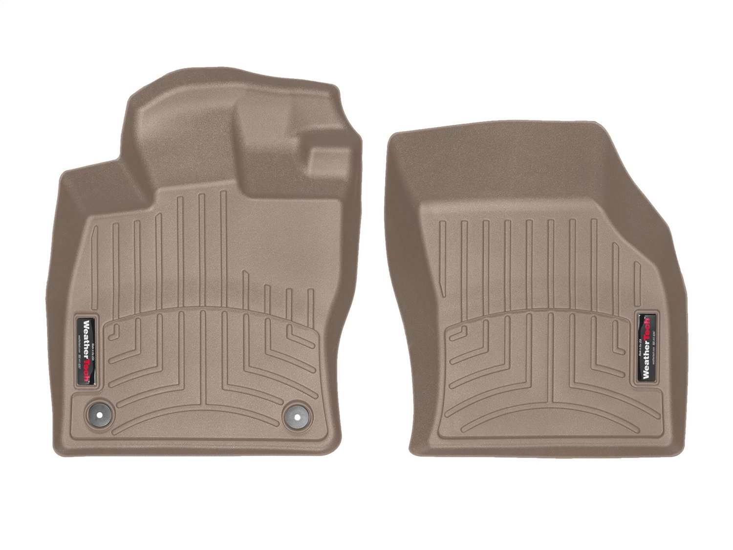 WeatherTech FloorLinerTM DigitalFit; Tan; Front 4513171 thumbnail 0
