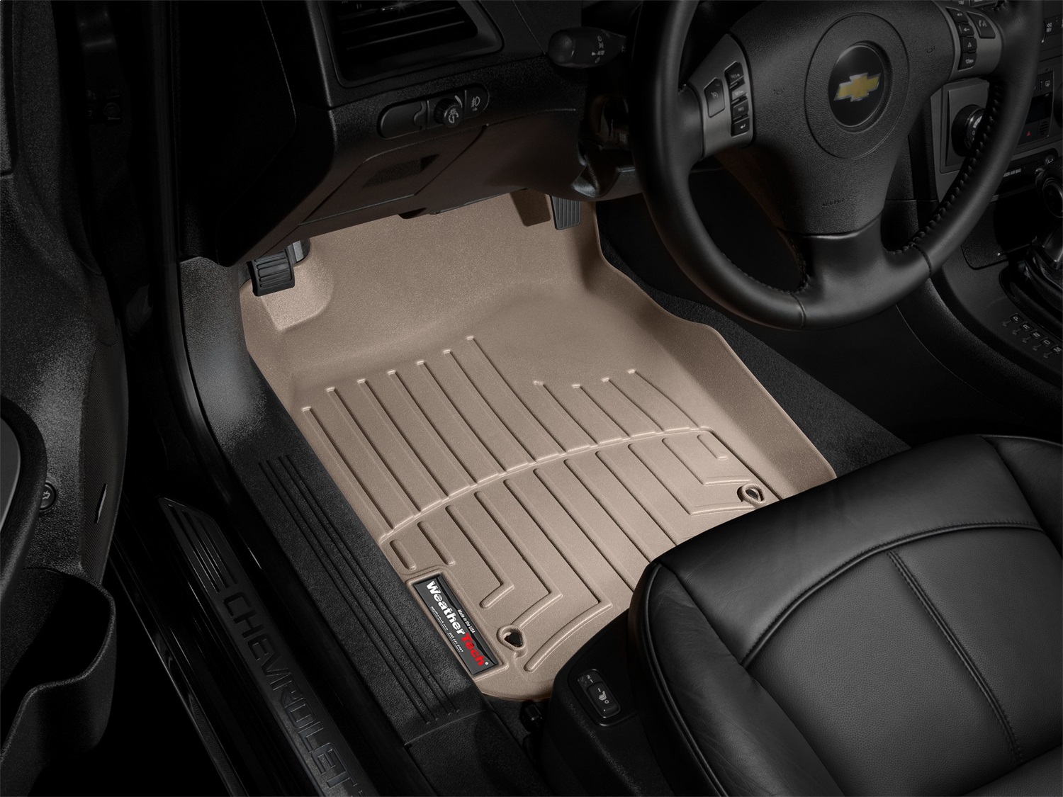 WeatherTech FloorLinerTM DigitalFit; Tan; Front 452261 thumbnail 0