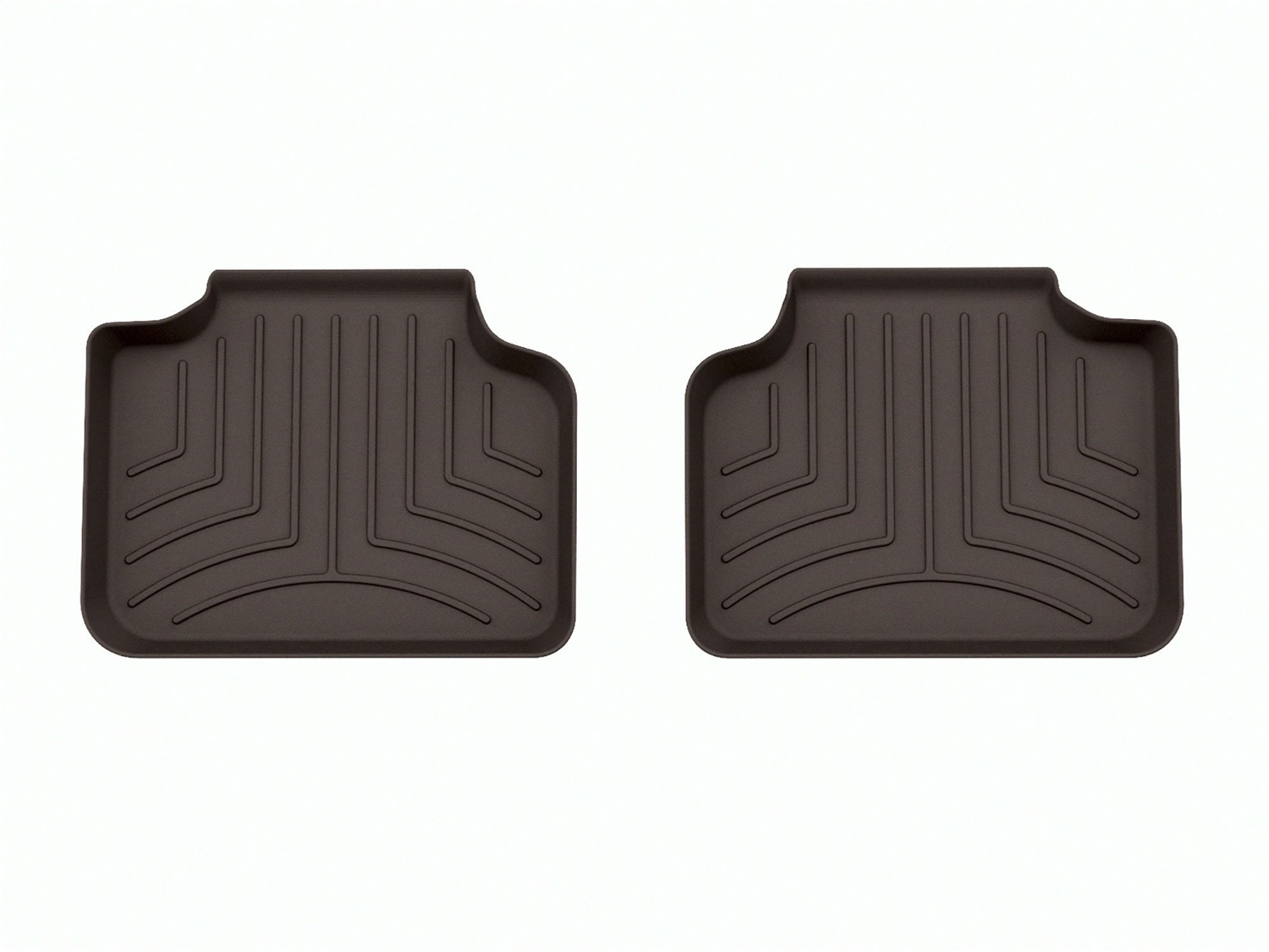 WeatherTech FloorLinerTM HP; Cocoa; Rear; 2 pc. 477482IM thumbnail 0