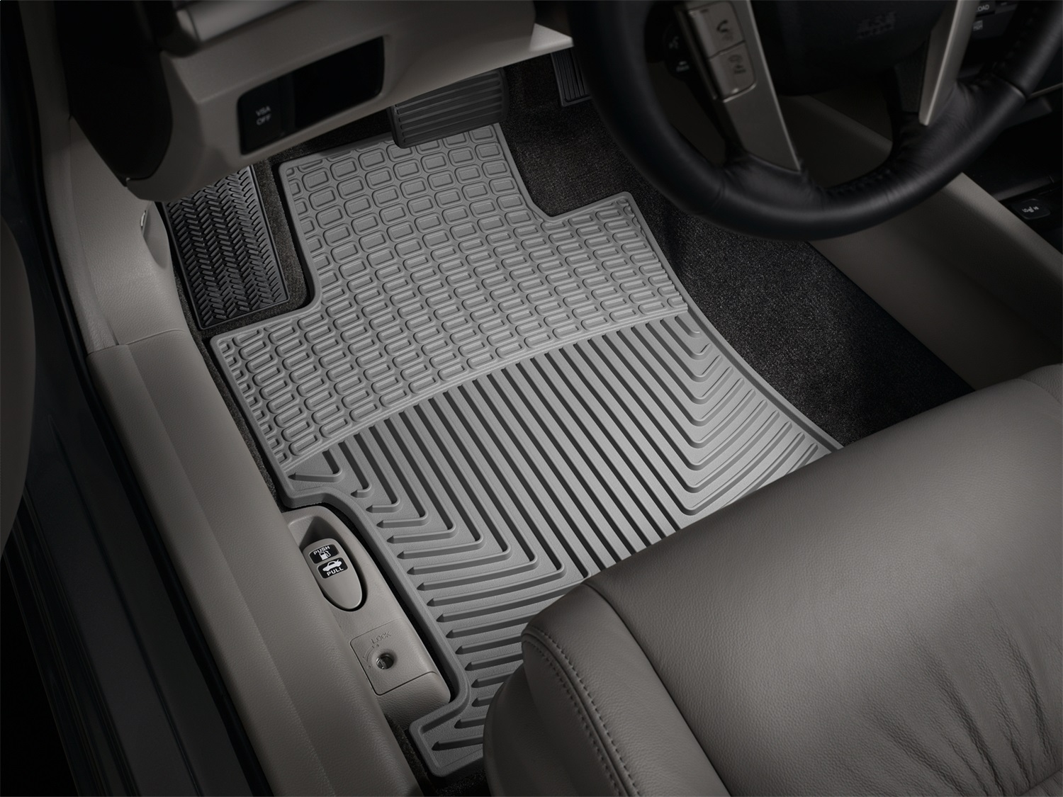 WeatherTech All Weather Floor Mats; Gray; Front W94GR thumbnail 0