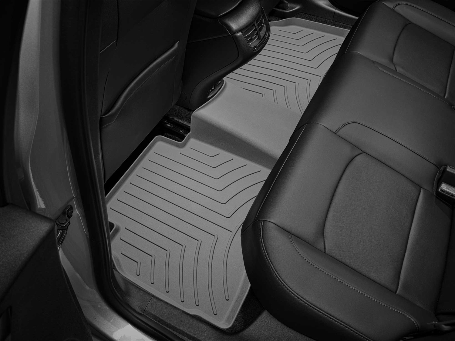 WeatherTech FloorLinerTM HP; Gray; Rear 469032IM thumbnail 1