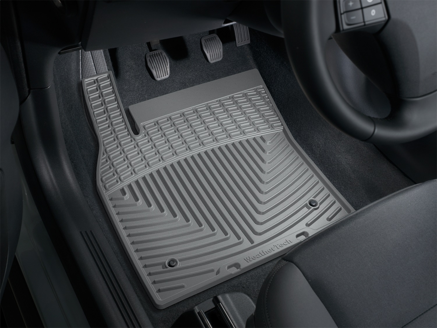 WeatherTech All Weather Floor Mats; Gray; Front W171GR thumbnail 0