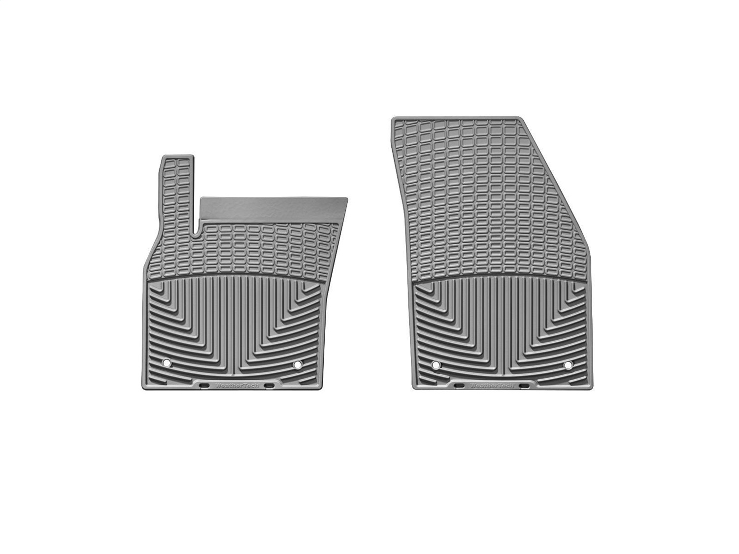 WeatherTech All Weather Floor Mats; Gray; Front W171GR thumbnail 1