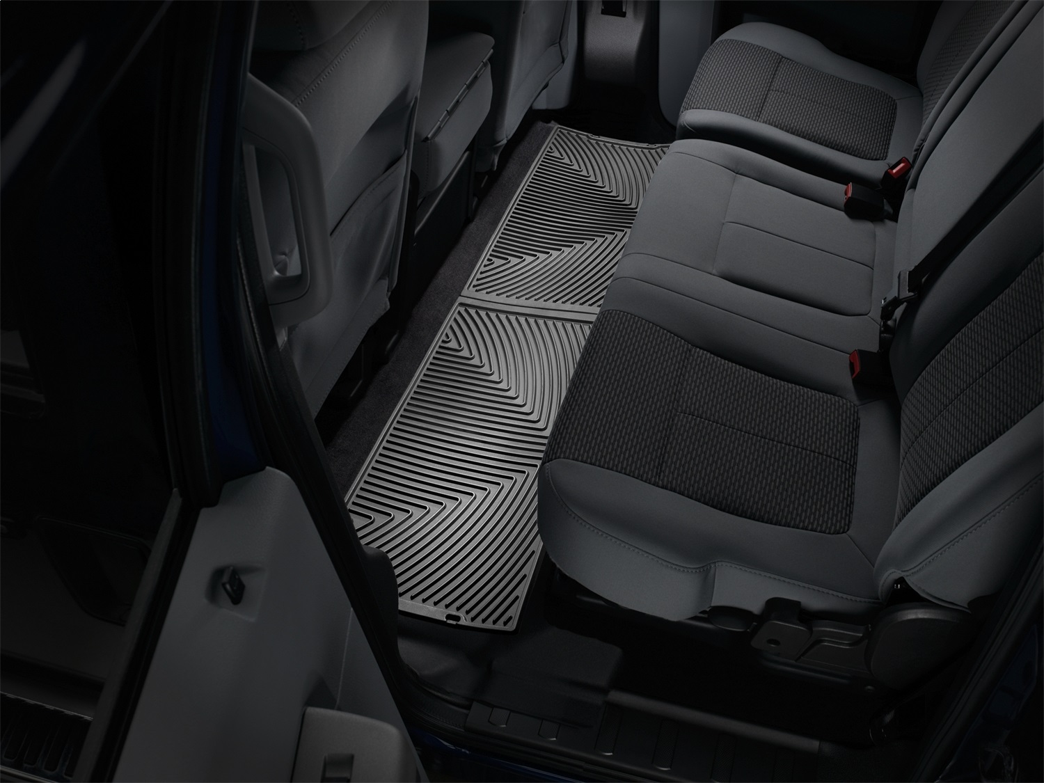 WeatherTech All Weather Floor Mats; Black; Rear W207 thumbnail 0