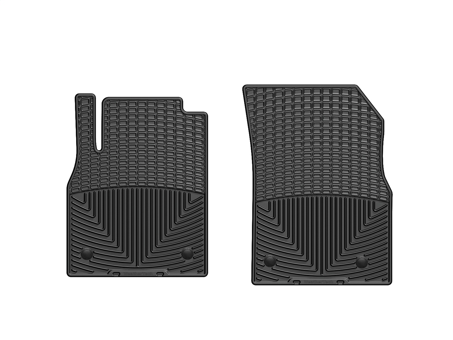 WeatherTech All Weather Floor Mats; Black; Front W275 thumbnail 1