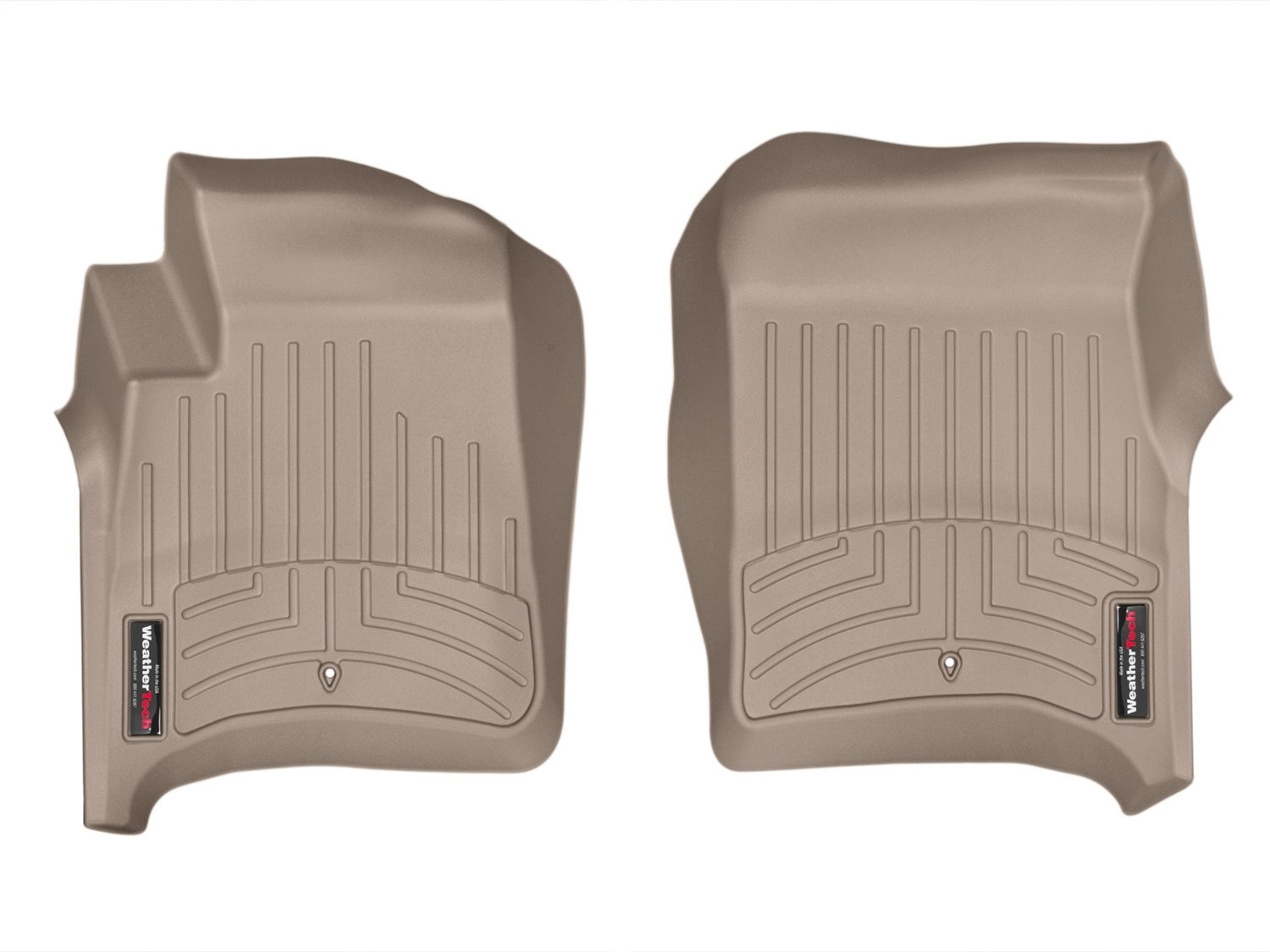WeatherTech FloorLinerTM DigitalFit; Tan; Front 455331 thumbnail 0