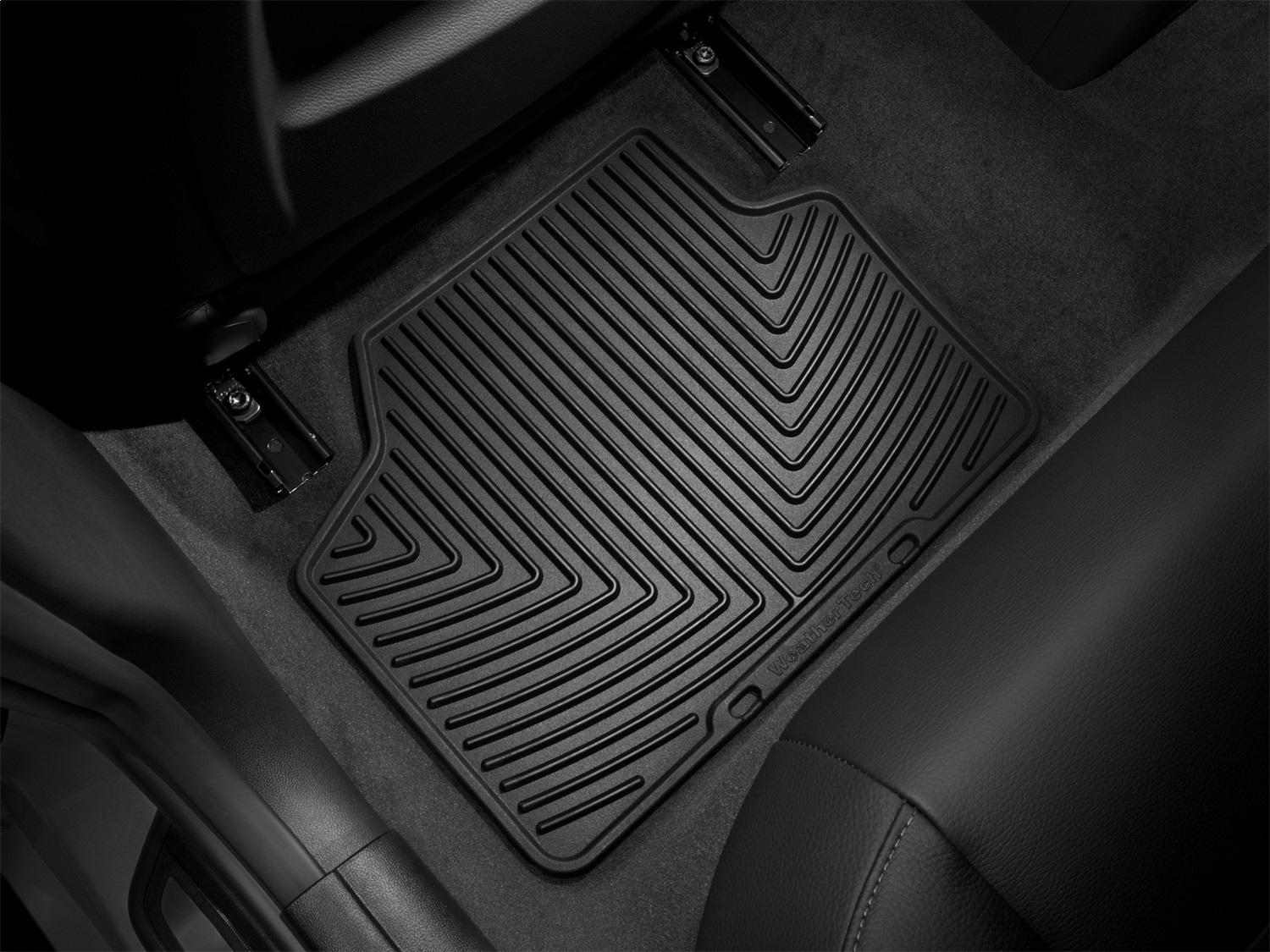 WeatherTech All Weather Floor Mats; Black; Rear W141 thumbnail 1