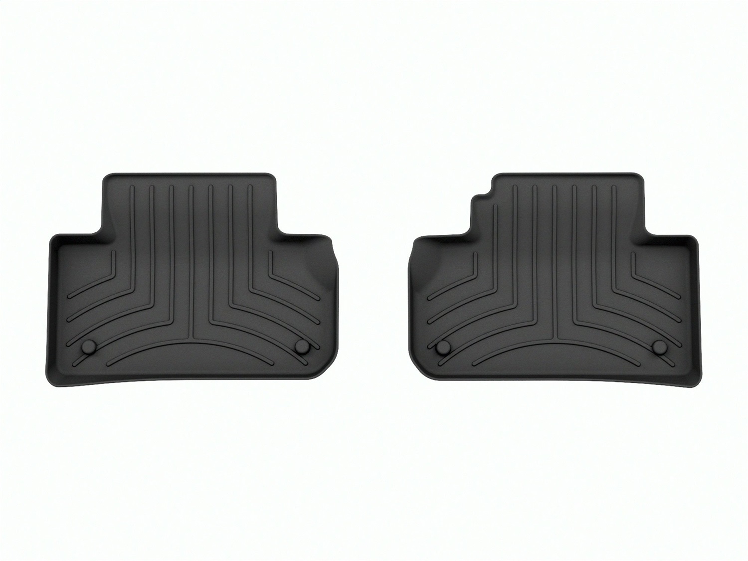 WeatherTech FloorLinerTM HP; Black; Rear; 2 Pcs. 4411462IM thumbnail 1