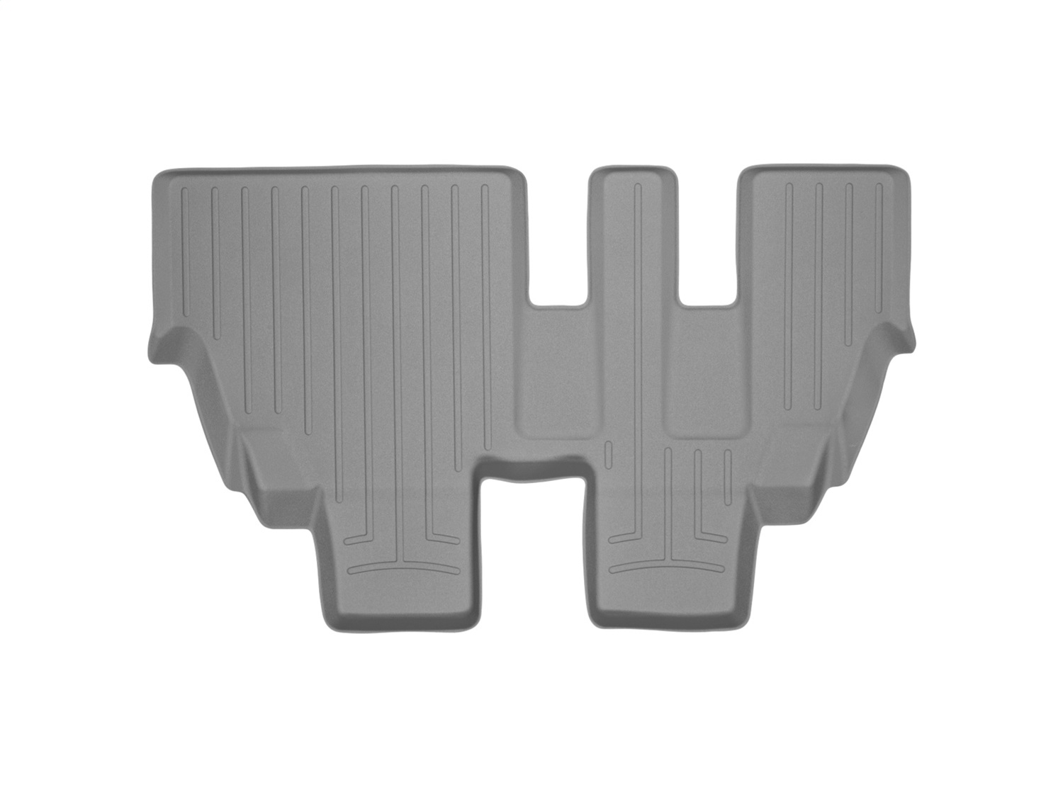 WeatherTech FloorLinerTM DigitalFit; Gray; Third Row 465593 thumbnail 0