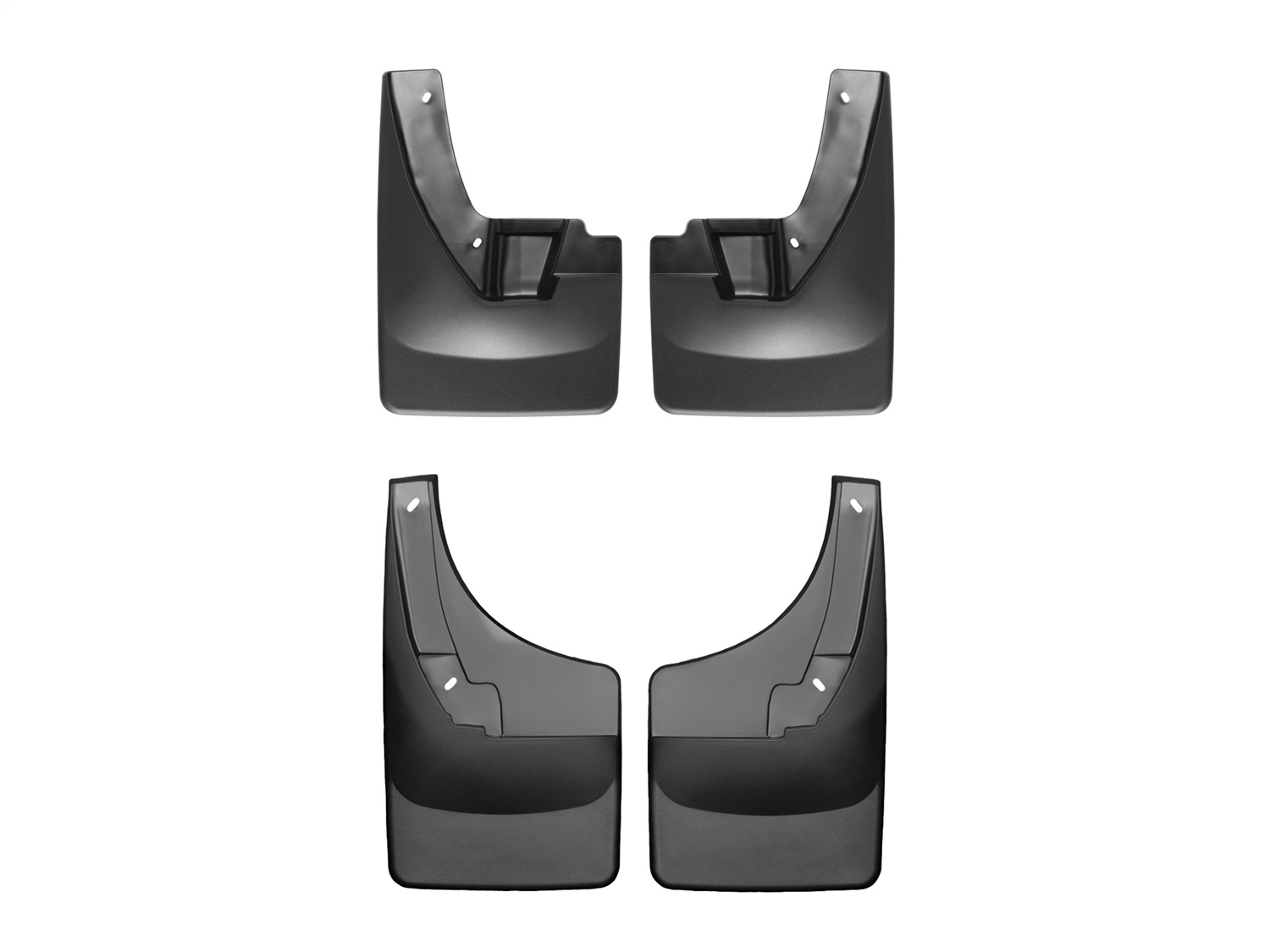 WeatherTech MudFlap No-Drill DigitalFit MudFlap Kit; Black 110024-120024 thumbnail 0